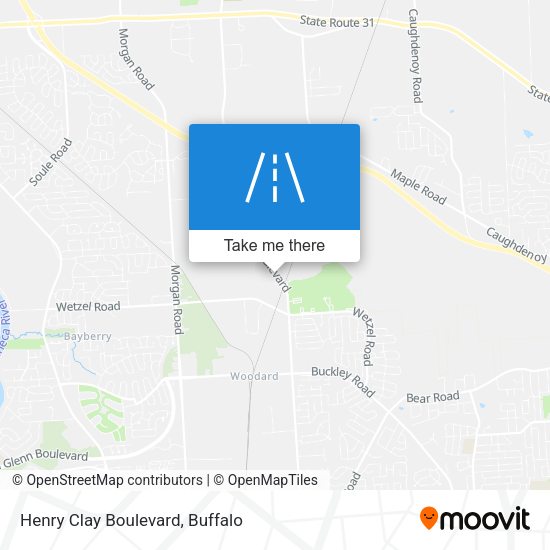 Henry Clay Boulevard map