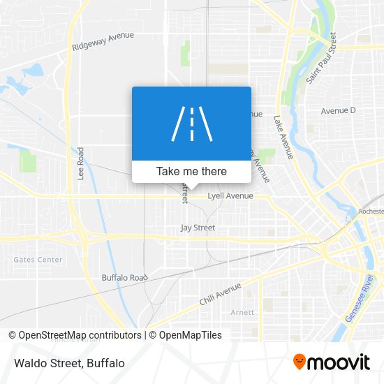 Mapa de Waldo Street