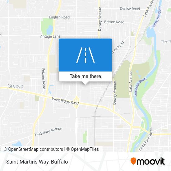 Mapa de Saint Martins Way