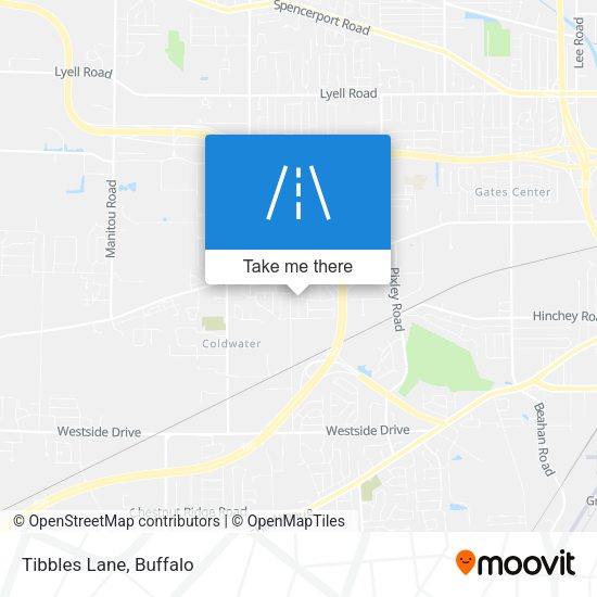 Mapa de Tibbles Lane