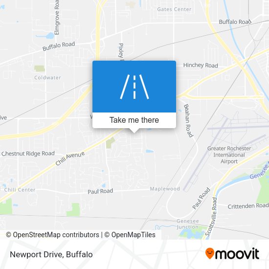 Newport Drive map