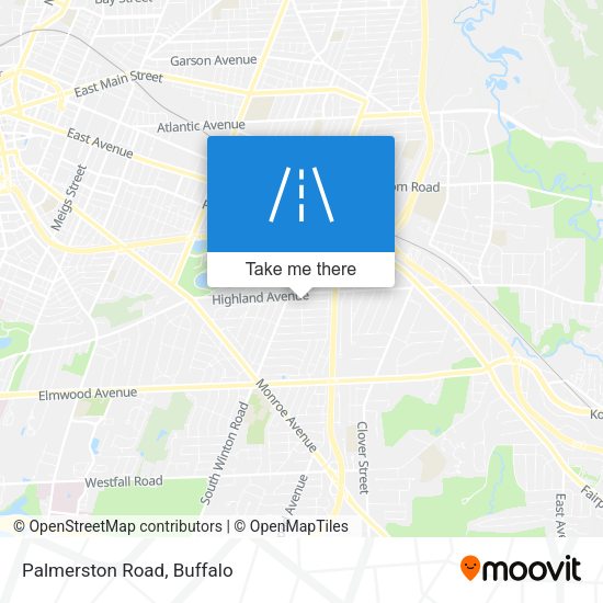 Mapa de Palmerston Road