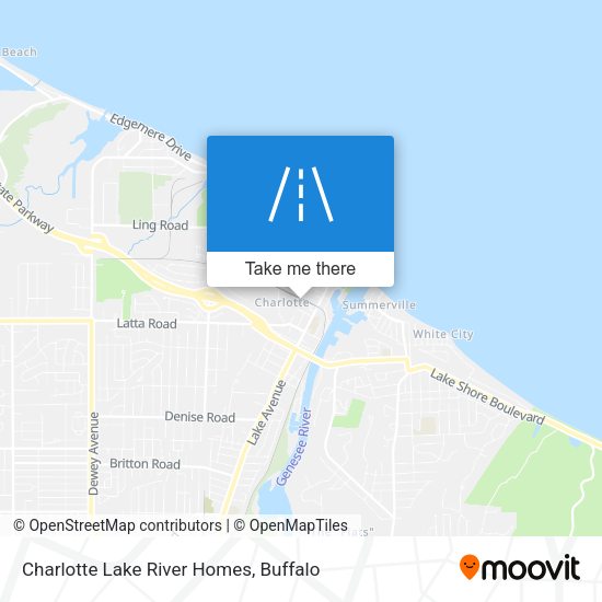 Charlotte Lake River Homes map