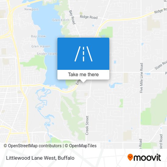 Littlewood Lane West map