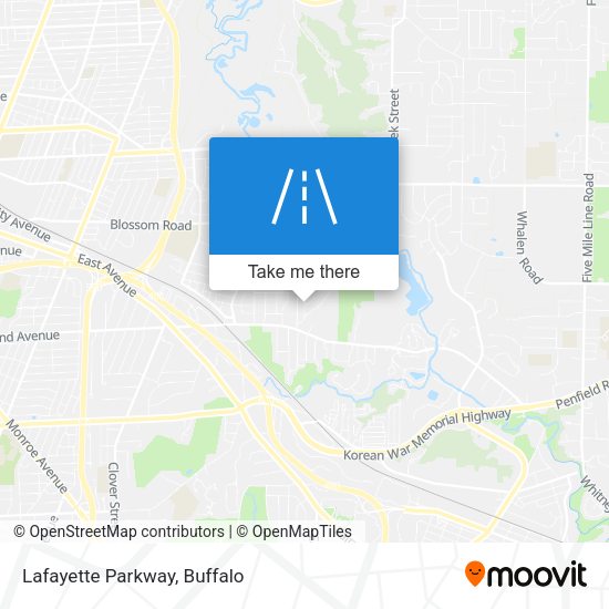 Lafayette Parkway map