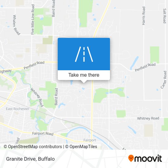 Mapa de Granite Drive