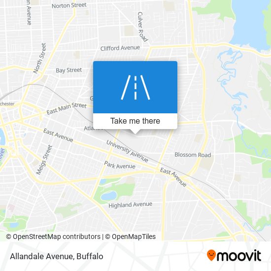 Mapa de Allandale Avenue