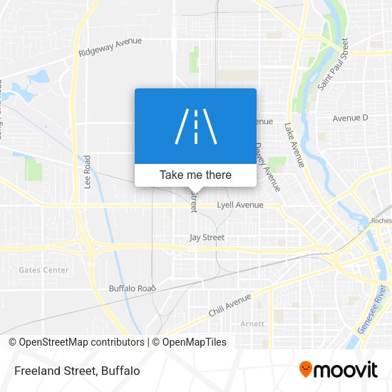 Mapa de Freeland Street