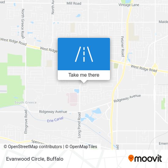 Mapa de Evanwood Circle
