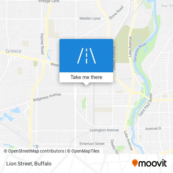 Lion Street map