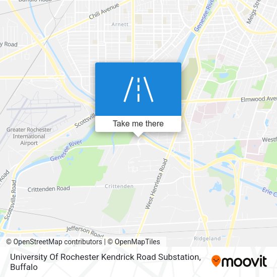 University Of Rochester Kendrick Road Substation map