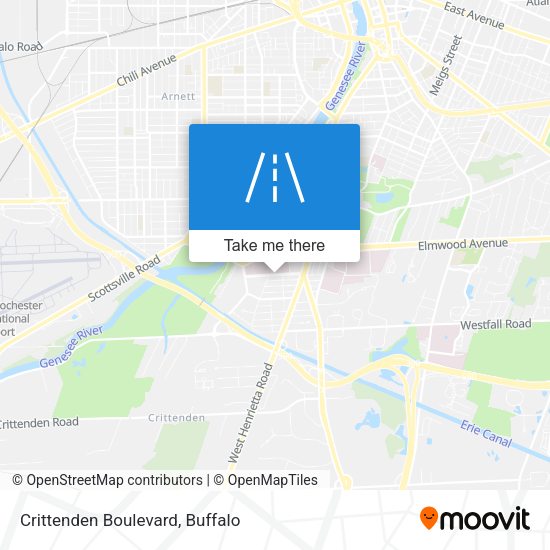 Crittenden Boulevard map