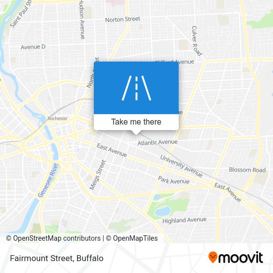Mapa de Fairmount Street