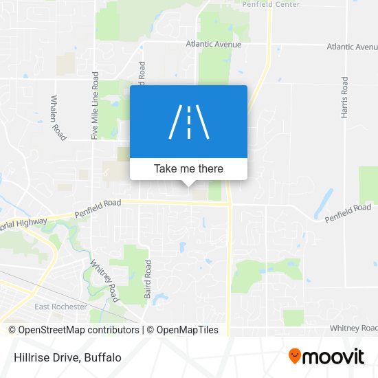 Mapa de Hillrise Drive