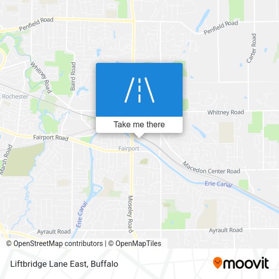 Mapa de Liftbridge Lane East