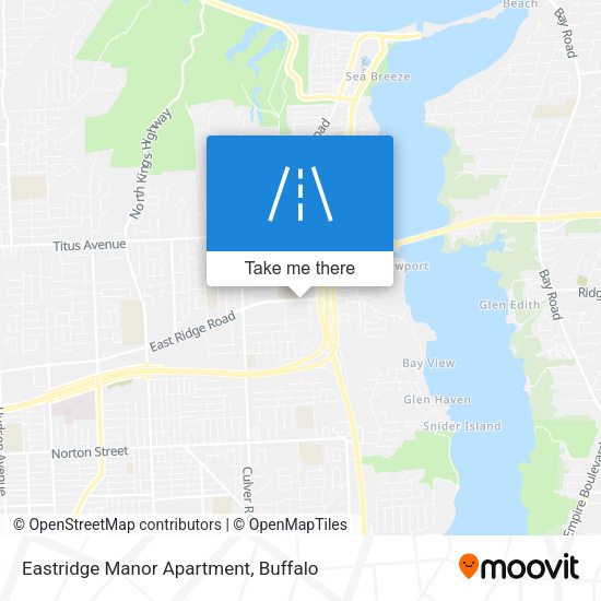 Mapa de Eastridge Manor Apartment