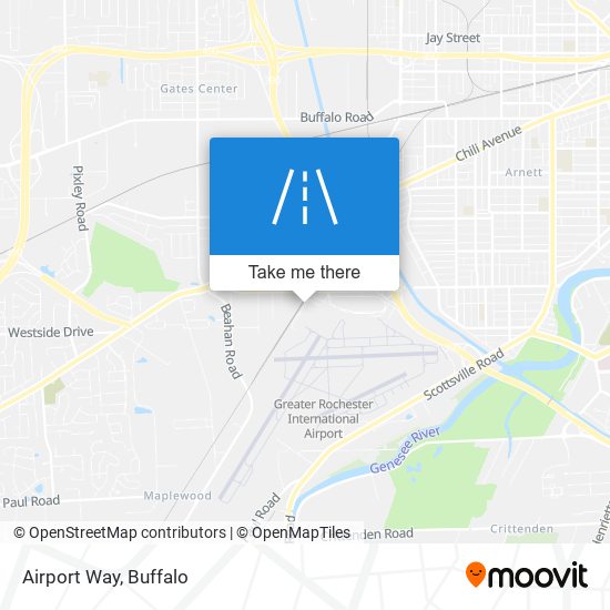 Airport Way map