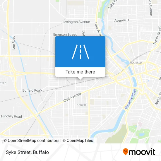 Syke Street map