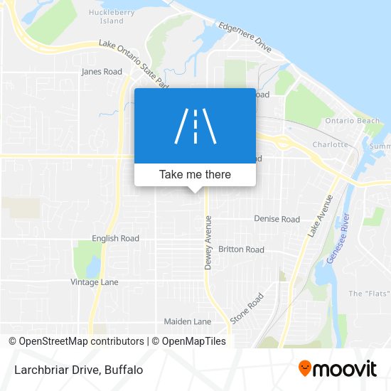 Mapa de Larchbriar Drive