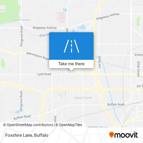 Foxshire Lane map