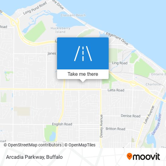 Mapa de Arcadia Parkway