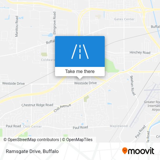 Mapa de Ramsgate Drive