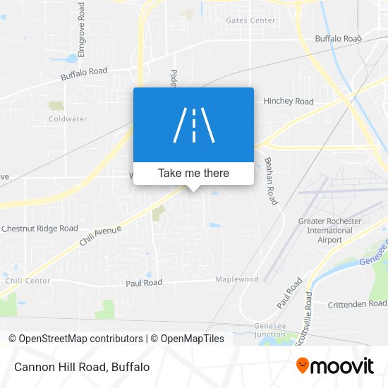 Mapa de Cannon Hill Road