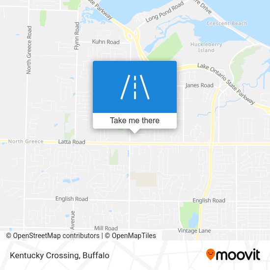 Mapa de Kentucky Crossing