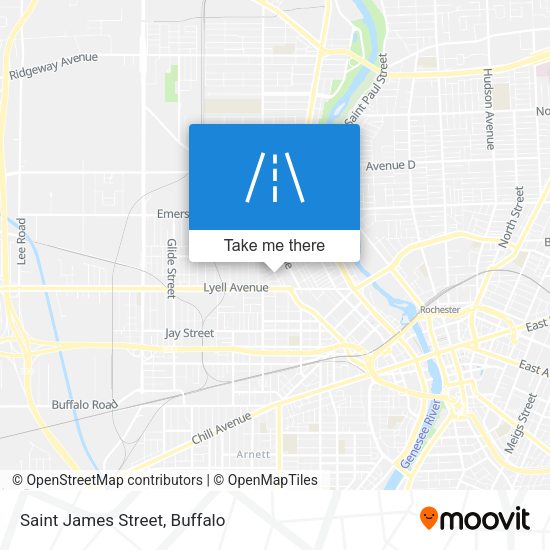 Saint James Street map