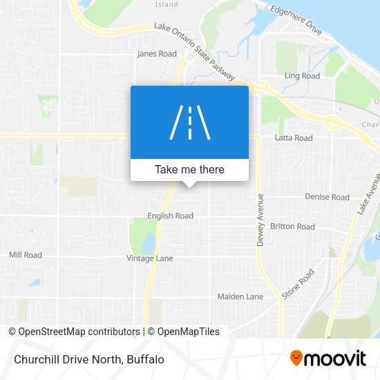 Churchill Drive North map