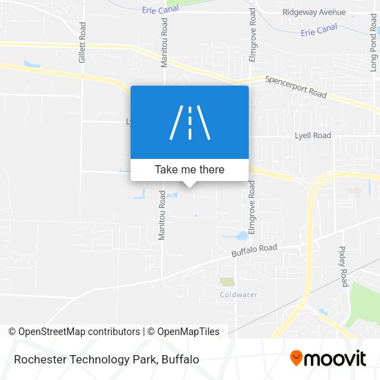 Mapa de Rochester Technology Park