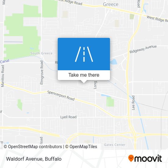 Mapa de Waldorf Avenue
