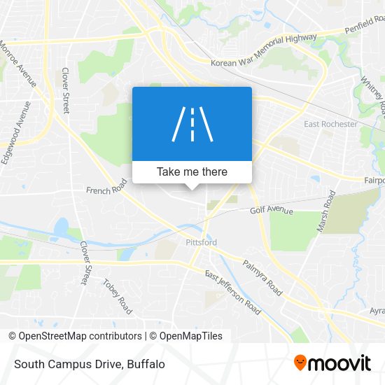 South Campus Drive map