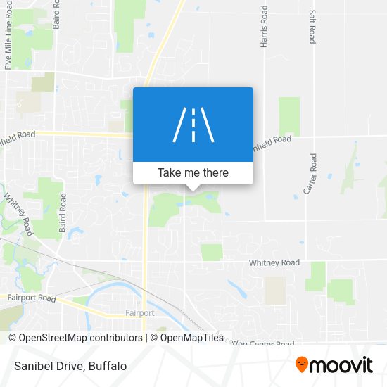 Mapa de Sanibel Drive