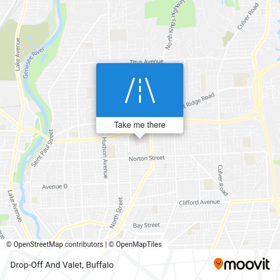 Drop-Off And Valet map
