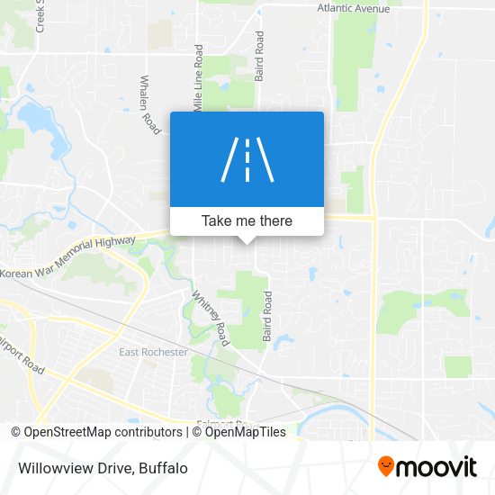 Mapa de Willowview Drive