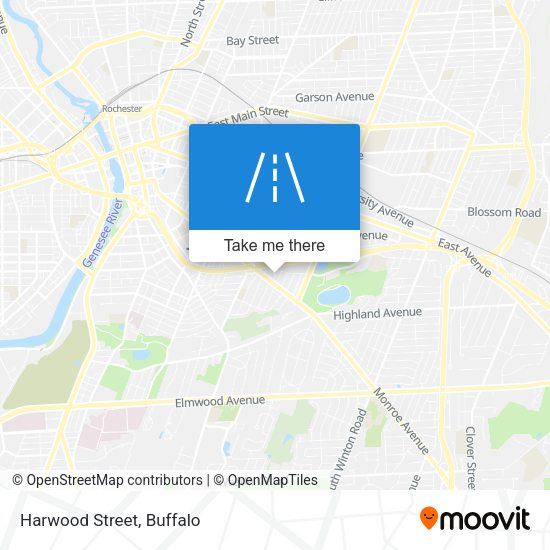 Mapa de Harwood Street