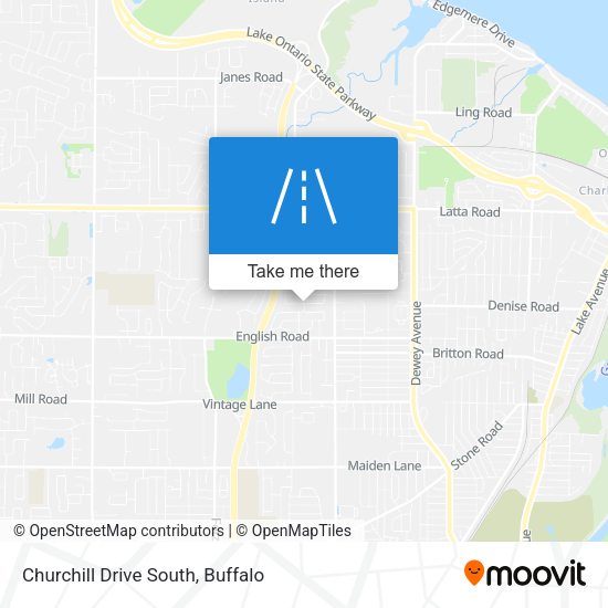 Mapa de Churchill Drive South