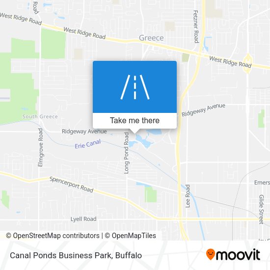 Canal Ponds Business Park map