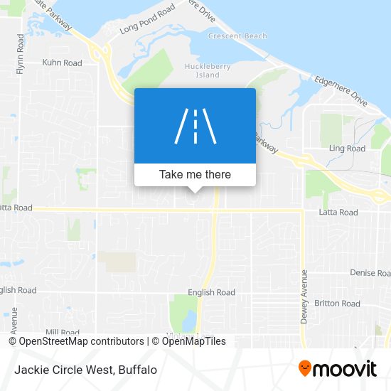 Jackie Circle West map