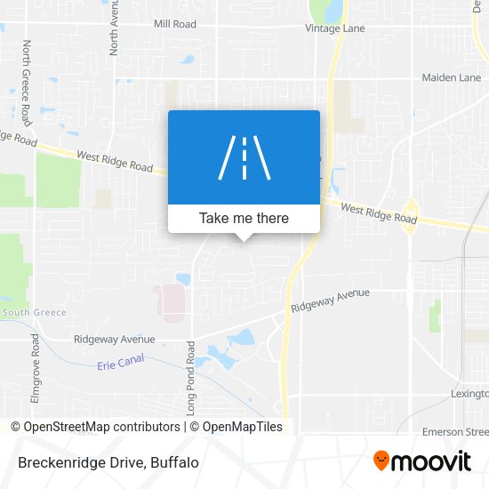Mapa de Breckenridge Drive