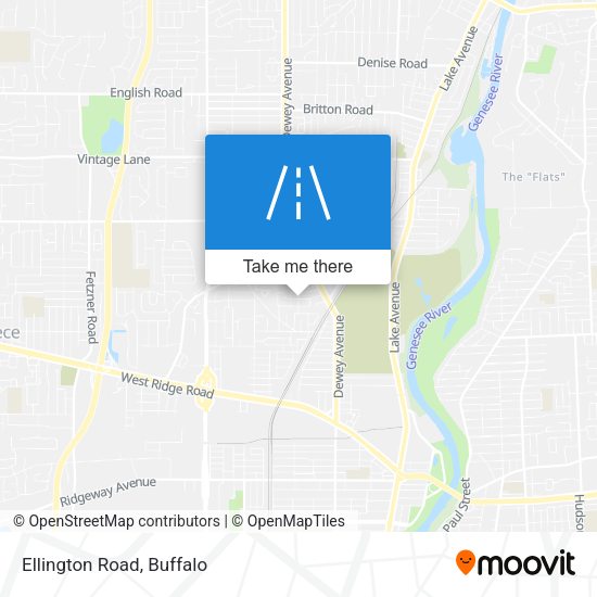 Mapa de Ellington Road