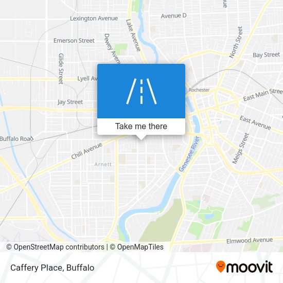 Mapa de Caffery Place