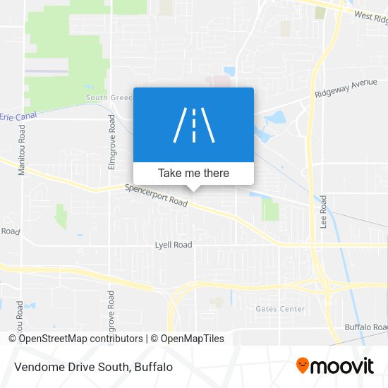 Mapa de Vendome Drive South