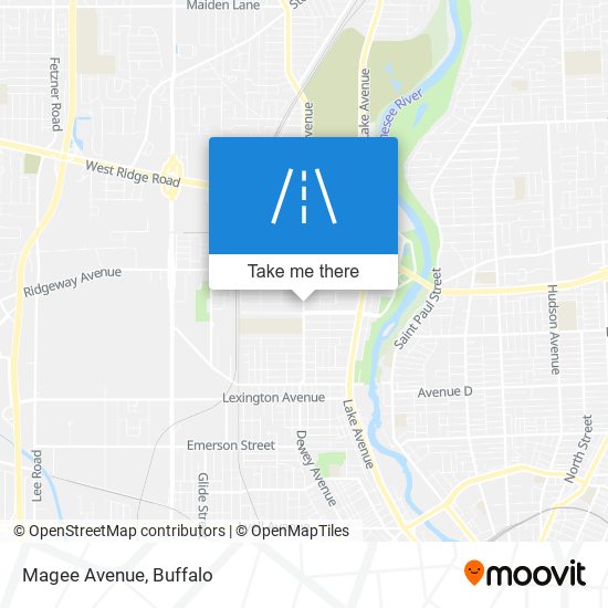 Magee Avenue map