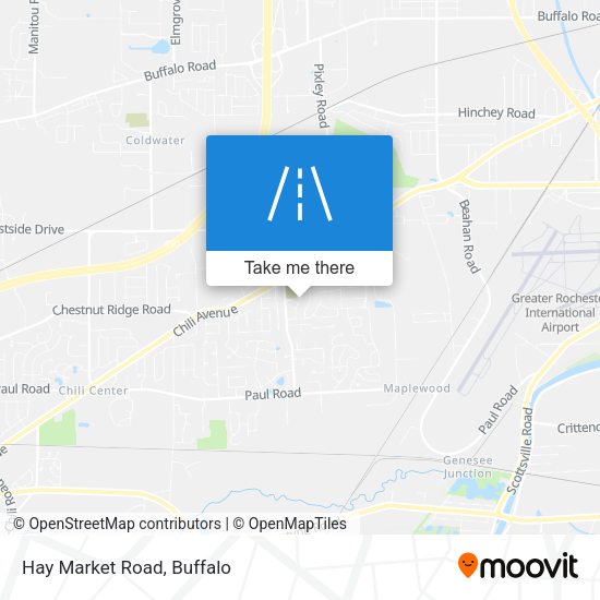 Mapa de Hay Market Road