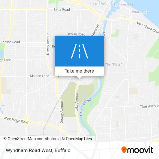 Mapa de Wyndham Road West
