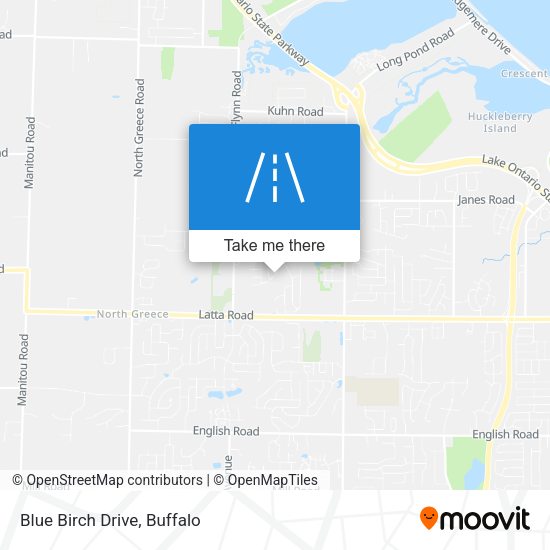 Mapa de Blue Birch Drive