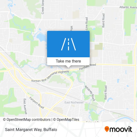 Saint Margaret Way map