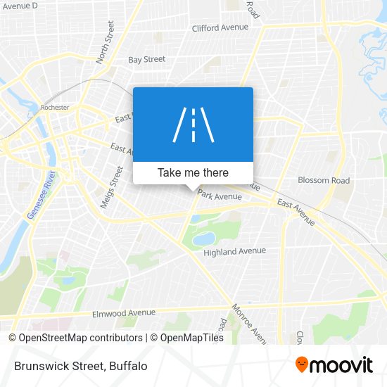 Brunswick Street map